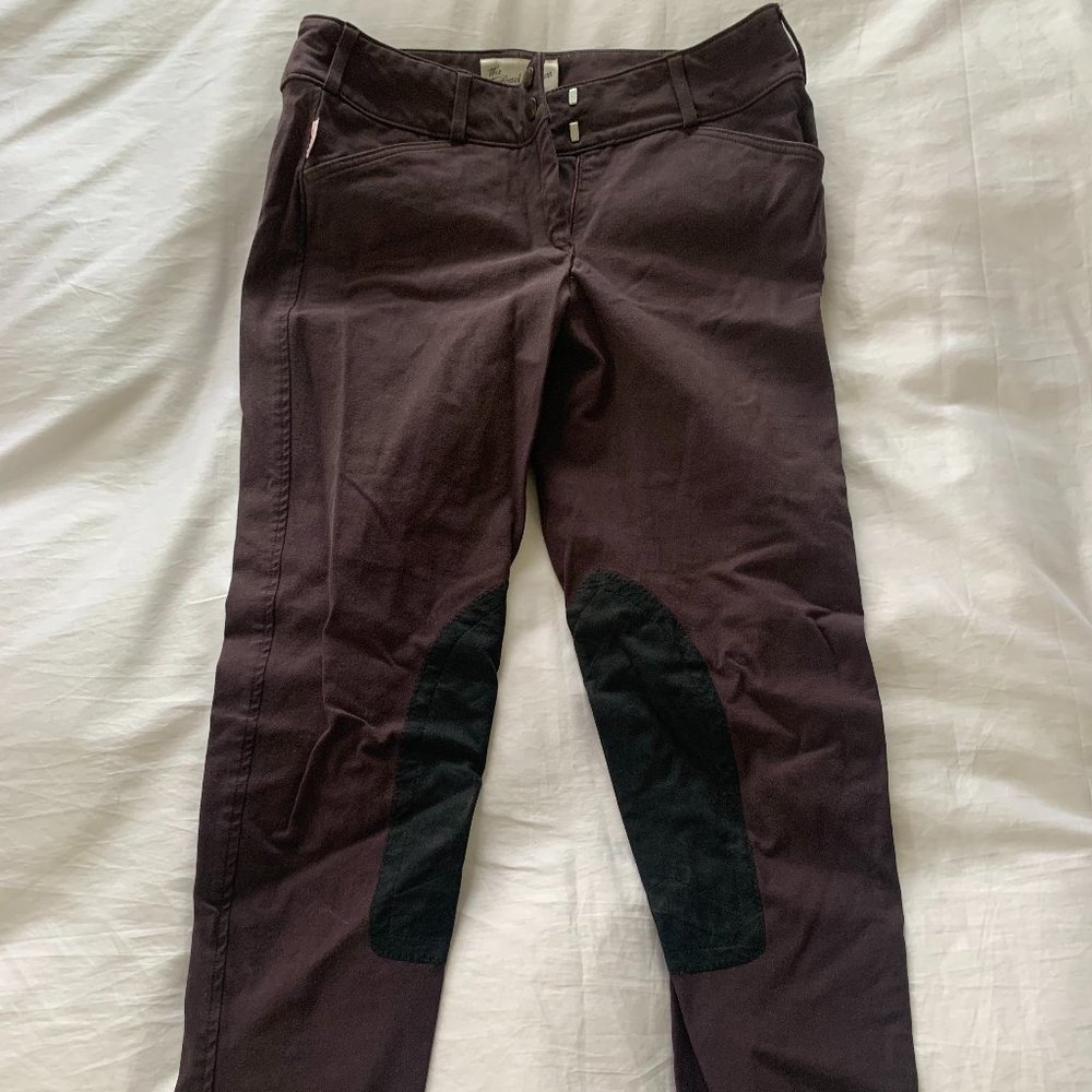 Tailored Sportsman Purple Riding Breeches, size 28